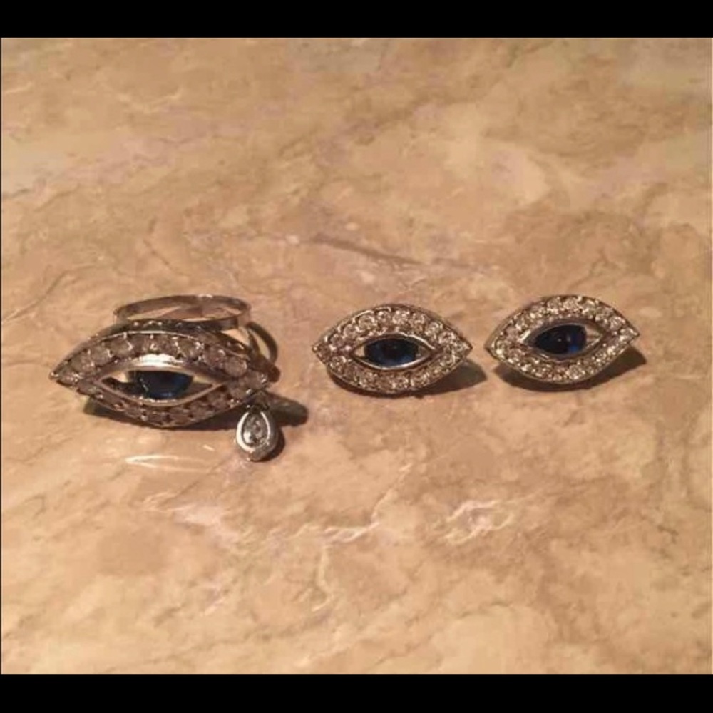 14k Solid White Gold Set - image 1